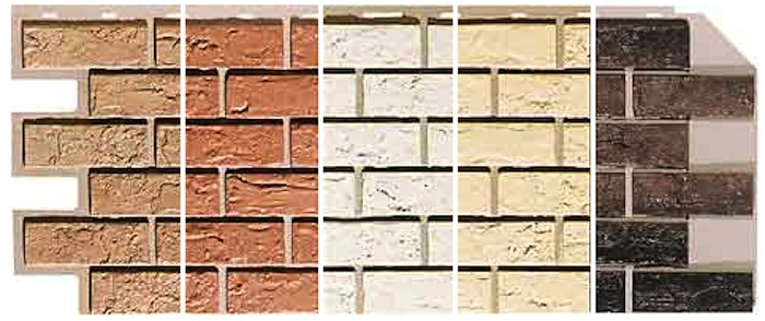 Produktbild von Fassadenverkleidung Nailite Klinker Fassaden Kunststoff
