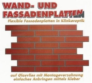 Produktbild von Fassadenverkleidung Ruber Easy Klinkerplatten
